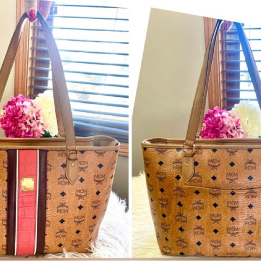 MCM Like New Large Tote Bag In Excellent Condition! - Picture 3 of 14